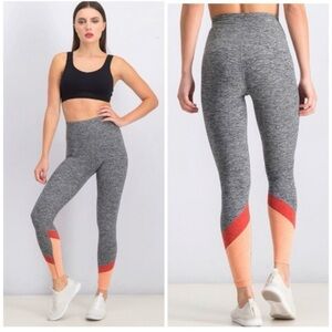 BEYOND YOGA Summit Performance Color Blocked Spacedye Leggings Size S